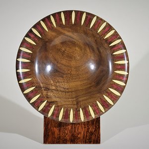 Walnut Inlay Bowl