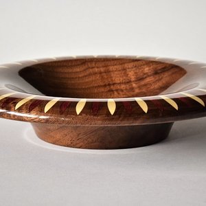 Walnut Inlay Bowl