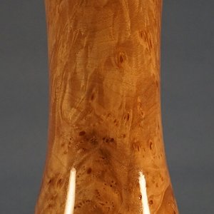 Serial 22001 Model VMLN0411 Big Leaf Maple Burl Vase