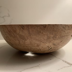 Birdseye Maple Bowl finished with wax