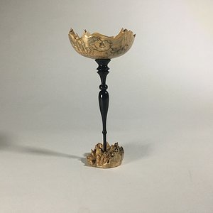 Big Leaf Burl Goblet