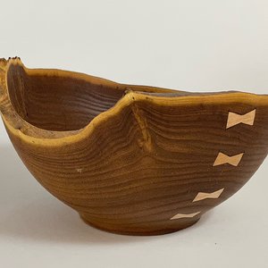 Natural Edge Russian Olive bowl