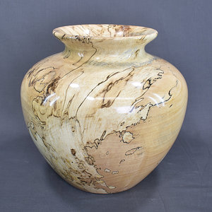 Spalted maple hollow form