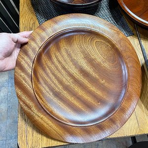15.5" figured Sapele platter