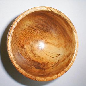 Spalted Persimmon Vessel Inside