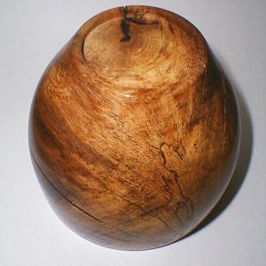 Spalted Persimmon Vessel Bottom