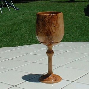 Cherry Burl Goblet