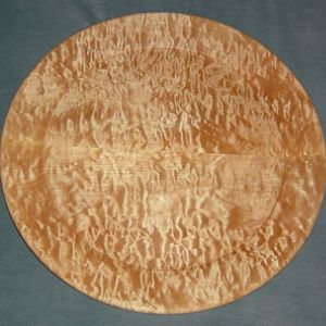 19" Quilted Maple Platter