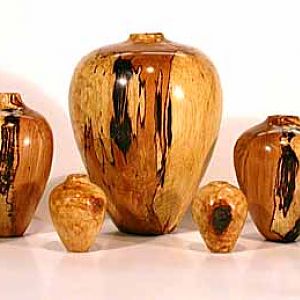Spalted beech hollowforms