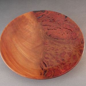 Madrone Burl Plate