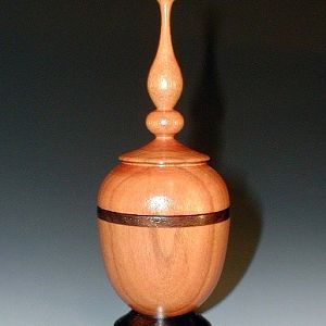 Cherry Finial Box