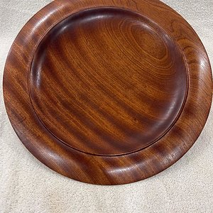 16" figured Sapele platter