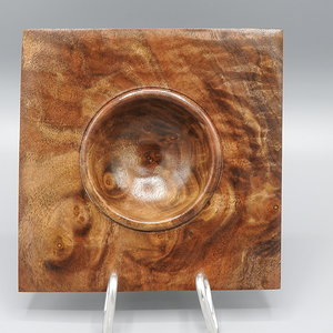 Claro Walnut Square Bowl