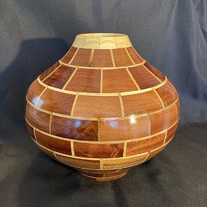 Yopo and ash vase