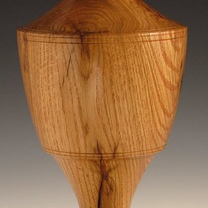 Red Oak Vase