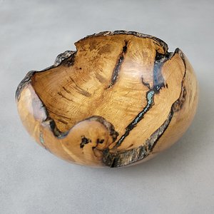 Oak Burl Bowl