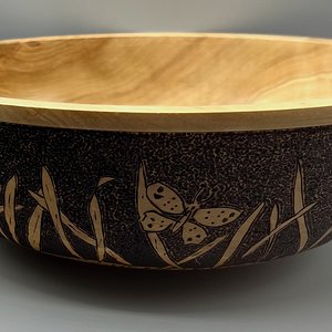 Humming Bird Bowl, back side