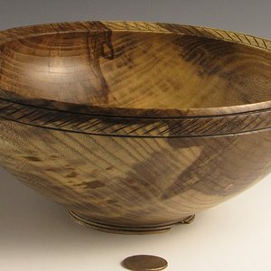 Embellished Flat Rim Bowl