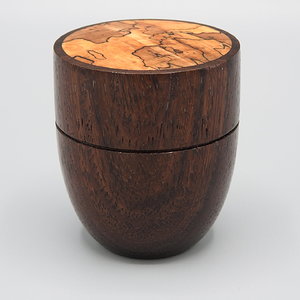 Rosewood and Spalted Maple Lidded Box
