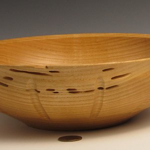 Fluted Elm Flat Rim Bowl