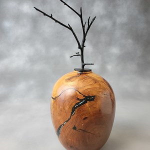 Cherry Burl hollow form