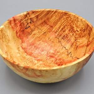 Spalted Box Elder Burl Bowl