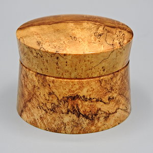 Spalted Teak Burl Lidded Box