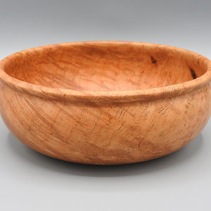 Madrone Burl Rolled Rim Bowl