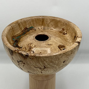 Big leaf maple burl bowl thing