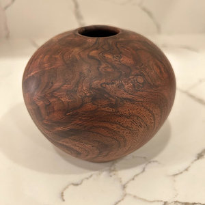 Small Walnut Burl Hollow Form