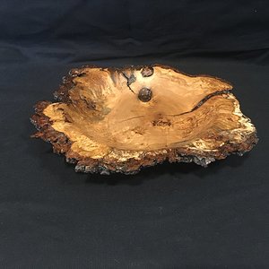 Cherry burl candy dish