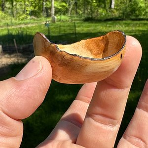 Korean Cherry Bush: Mini Natural-Edge Bowl