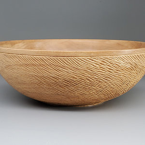 Swirl Hand Carved Bowl