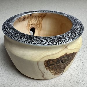 Embellished olive wood