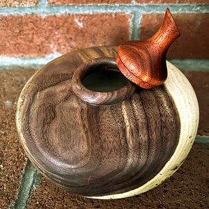 Walnut and Etimoe hollow form