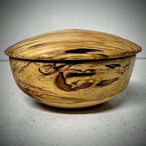 Spalted Birch vessel together