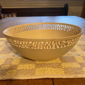 Pierced rim Holly bowl