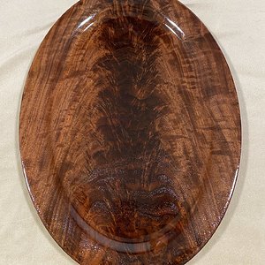 Elliptical Walnut Platter