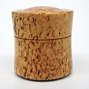 Masur Birch Round-Edge Lidded Box
