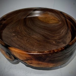 Walnut tray 10 1/2 by 4ish.