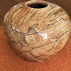 Maple burl hollow form