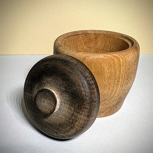 Sycamore box 2 1/2 high by 3 round