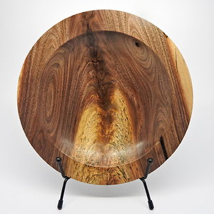 Walnut Feather Crotch Platter