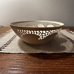 Pierced Holly bowl