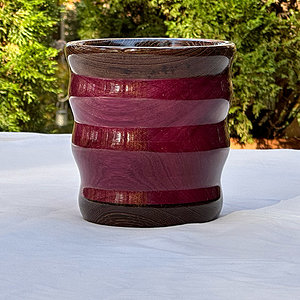 Purple Heart and Wenge Ruffles