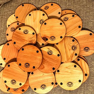 Cedar coasters