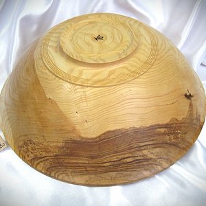 #2217 White Ash salad bowl