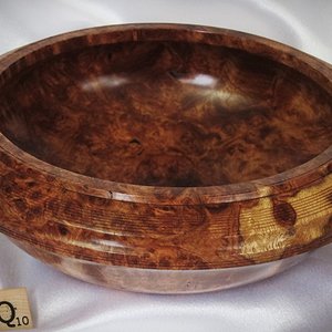 #2099 Thailand Red Amboyna Burl.