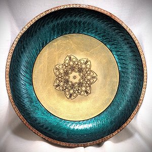 Textured and Engraved Bowl