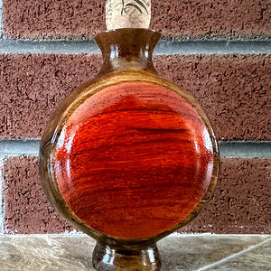 White Limba and Padauk bottle